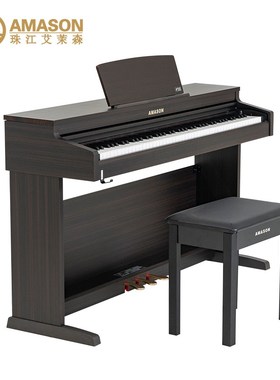 珠江艾茉森电钢琴88键重锤家用专业教学儿童成人数码钢琴AP350