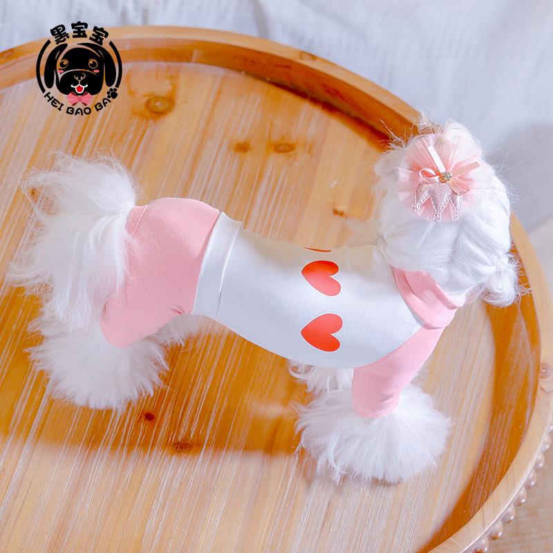 狗狗四脚裤泰迪衣服夏天薄款比熊可爱春夏装防尘防虫约克夏夏季棉