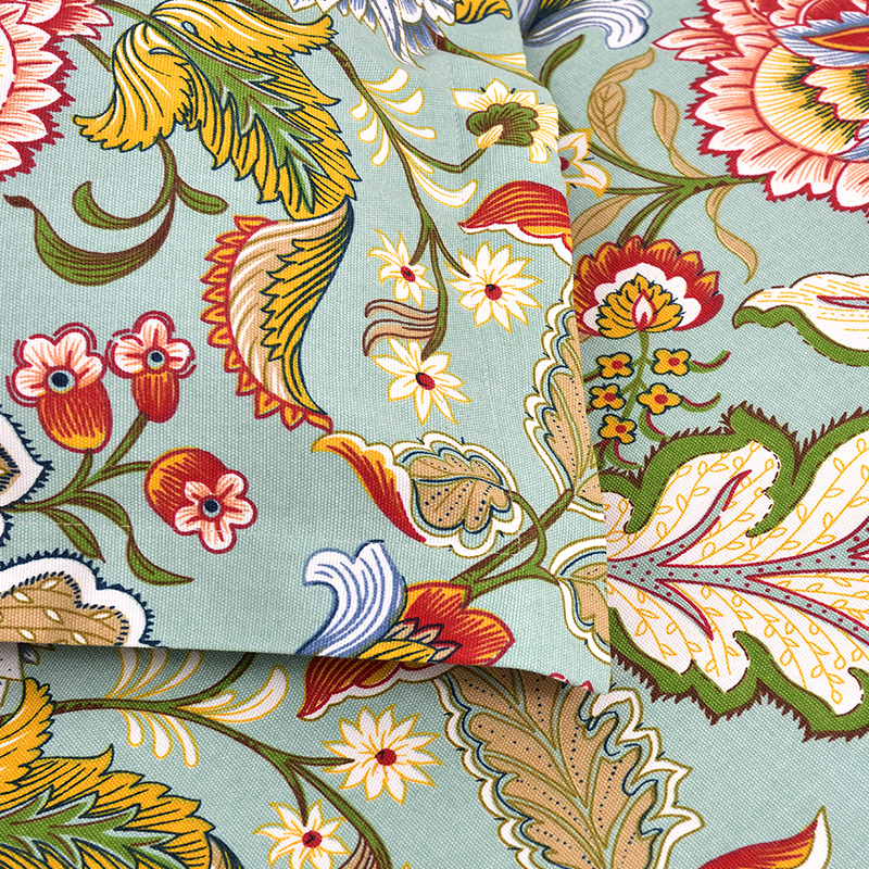 田园风大花纯棉老粗布床单单件加厚全棉帆布单人双人棉布床笠枕套