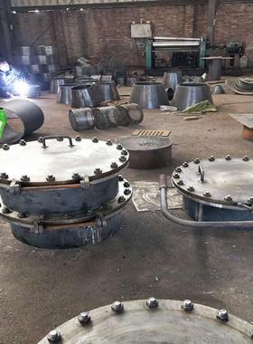 DN500常压人孔现货HG/T21515常压人孔图集回转盖法兰人孔管路