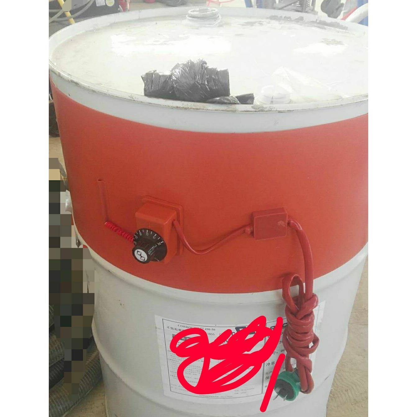 20公斤桶电加热带油桶加热带200L油桶电热带树脂油漆桶加热器