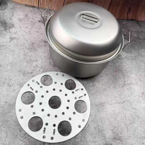 D46 蒸煮炖(多用锅)双耳折叠柄*口22cm高10cm重576g量3.8L