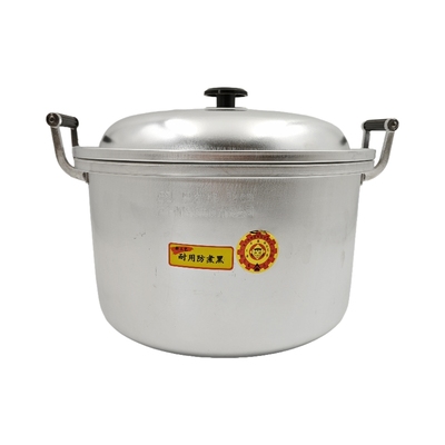 南宁钢精厂黑猫牌铝锅中式老式商用加厚家用燃气明火汤锅烧水煮粥