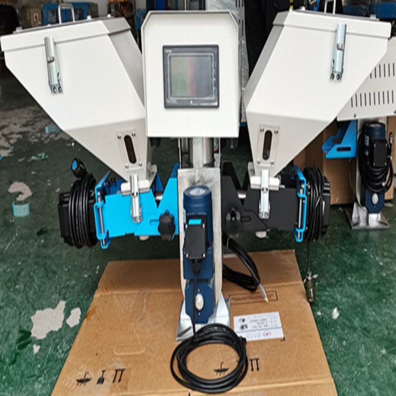 东莞体积式色母机计量式双色母机注塑原料挤出螺杆搅拌式双色母机