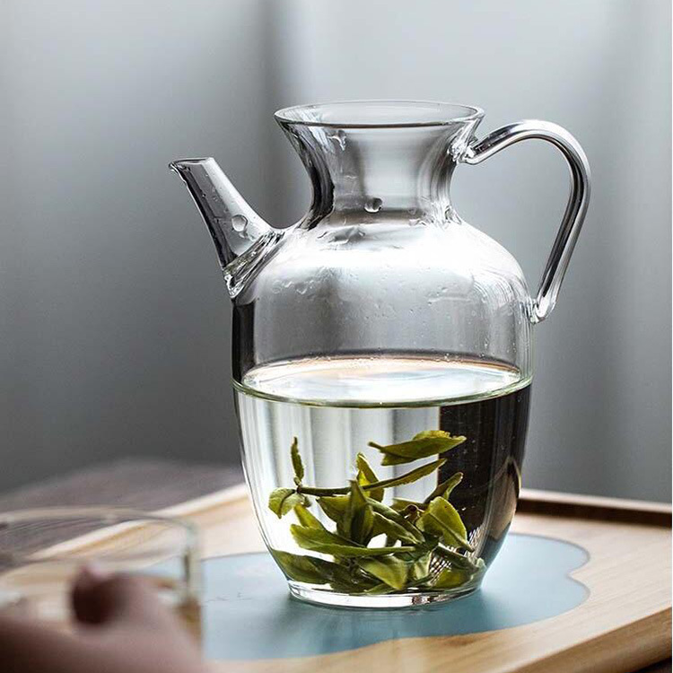 水经注高硼硅玻璃茶壶耐高温泡茶器小青柑泡茶专用茶杯子茶具套装