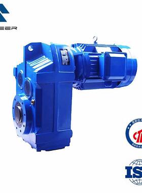 湖北平行轴斜齿轮带底脚斜齿轮F27/FA37/FAF47减速器批发厂