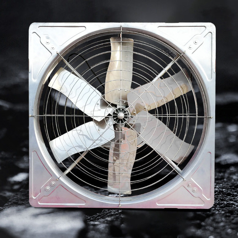 畜牧养殖风机 牛舍猪舍通风降温负压风机 不锈钢方形散热牛舍风机