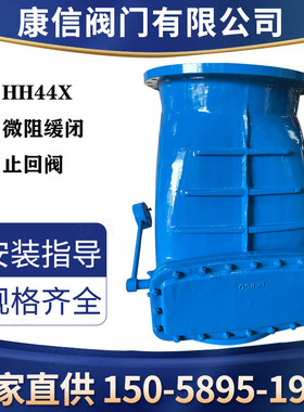 HH44X微阻缓闭止回阀 康信供应微阻缓闭止回阀 旋启式止回阀