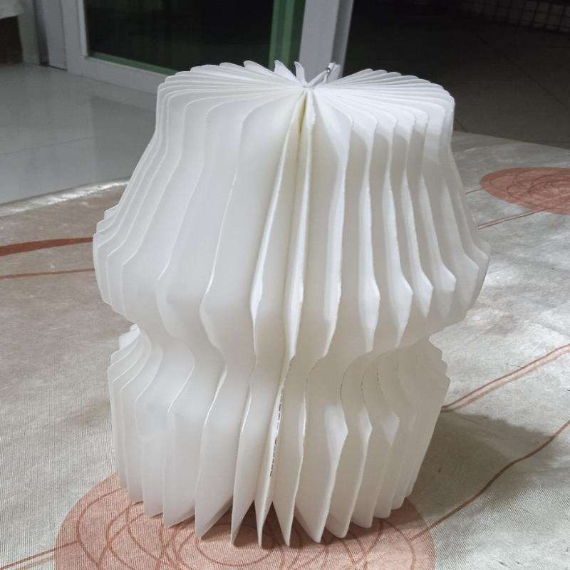 折叠翻页纸灯罩.异形折叠纸灯.书灯纸灯笼