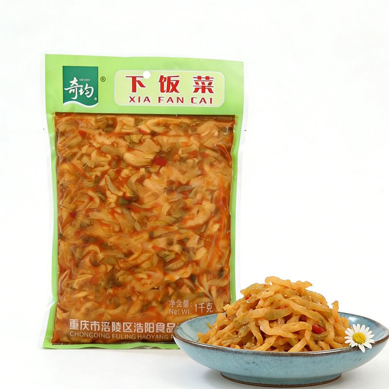 重庆涪陵特产2斤下饭菜麻辣三丝碎米榨菜开胃菜下饭菜佐餐配餐菜