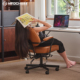 坐管家真皮电脑椅家用阿勒夫耶人体工学椅书桌办公椅女生卧室椅子