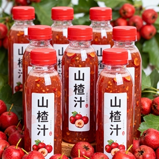 山楂汁果味饮料220ml 福音 20瓶口感细腻解油腻解辣划算 冬季