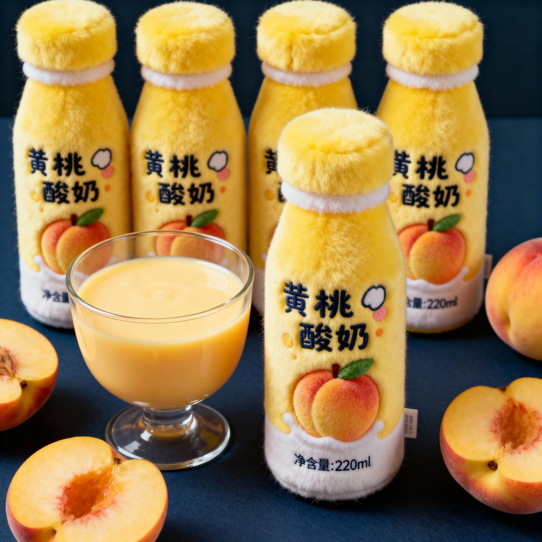 【年货上新】黄桃酸奶220ml*20瓶营养早餐风味整箱秋冬饮品礼箱