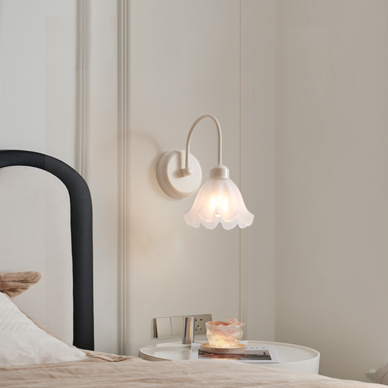 铭琢轻法式奶油风墙壁灯床头客厅壁灯沙发背景墙阳台休闲厅氛围灯