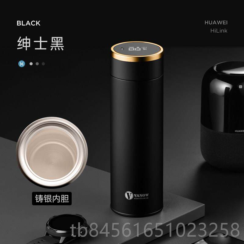 新款anov智能铸银保温杯正品99铸银水杯子w9男高档铸银内胆定制泡