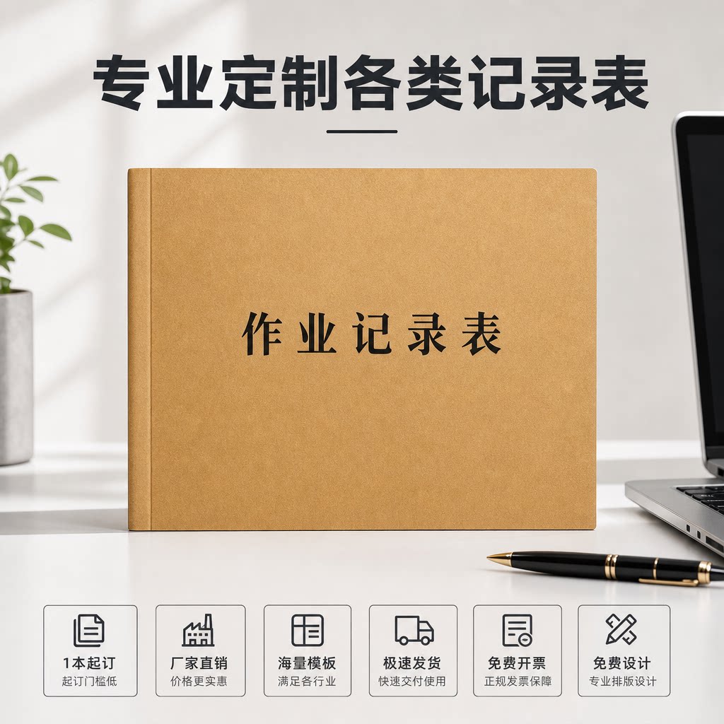 定制表格记账本登记明细表盘点表图片