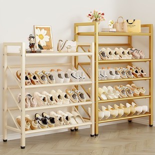 新款碳钢鞋架门厅宿舍多层落地鞋柜加高鞋子收纳神器防尘超窄鞋架