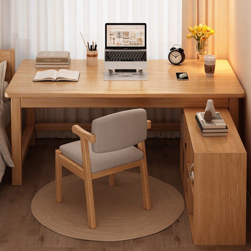 实木转角书桌书柜一体桌卧室家用电脑桌简易桌子学生学习桌写字桌,3C数码配件,其它配件,淘宝优惠券,粉丝福利购,淘宝优惠卷