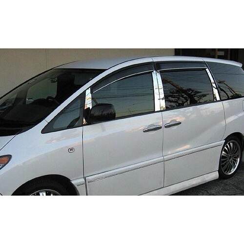 适用于大霸王普瑞维亚PREVIA ESTIMA ACR30 40车窗饰条车门亮片贴