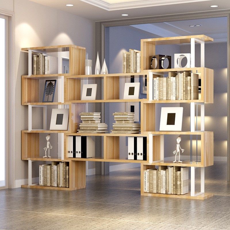 家用书架简约现代客厅书柜创意置物架组合简易储物架展示架,收纳整理,阳台置物架,淘宝优惠券,粉丝福利购,淘宝优惠卷