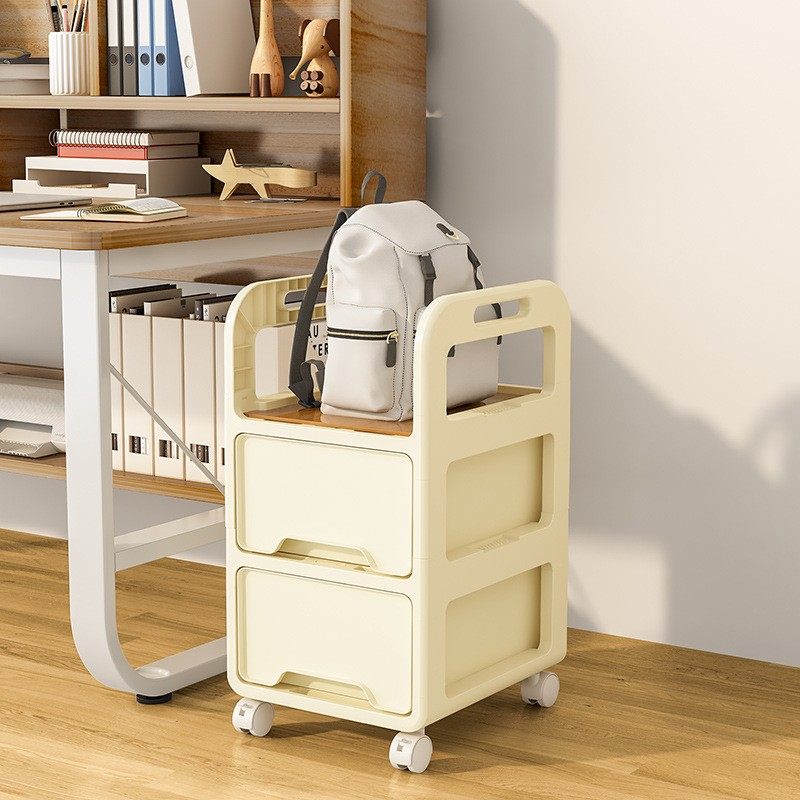 书包置物架移动小推车书本收纳神器家用儿童书架办公室放书架包包
