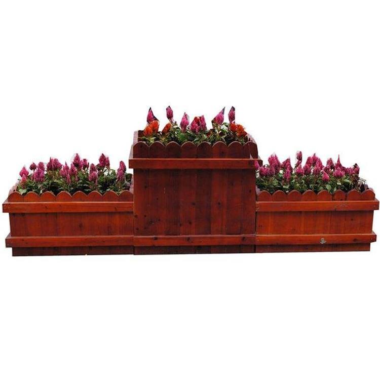 户外花箱环卫花箱塑木花箱花盆厂家供应