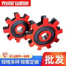 45号钢制工业链轮提升机大节距齿轮机械输送配件单双排传动链轮