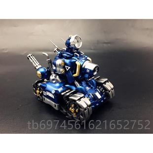 新款越战小坦克模型反派蓝色金属漆款役涂装成品手收南藏级办手工