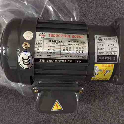 ZHI BAO减速马达 YY0.12KW-4P  2F28C  1:300 电机 ZL22C 1:100