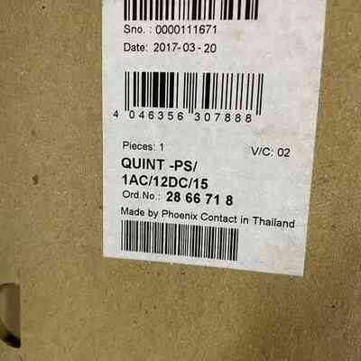 2866718 QUINT-PS/1AC/12DC/15 电源模块 工控自动化配件议价维修