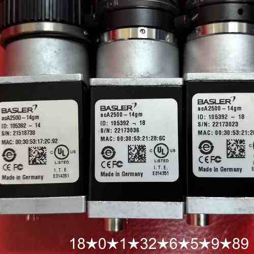 巴斯勒相机acA2500-14gm，，成色如图，