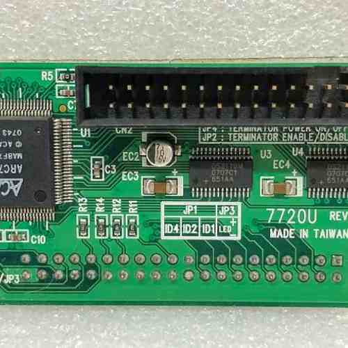 7720U REV 3.1 ACE-7720U并口IDE转SCSI 50针硬盘转接卡