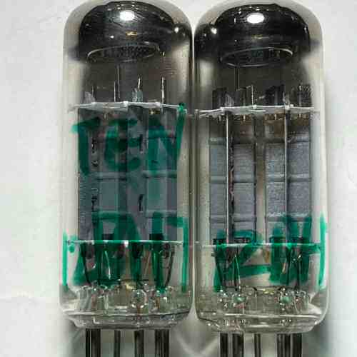 非标价12BH7电子管TEN 粉字脱落，品相干净，，两议价