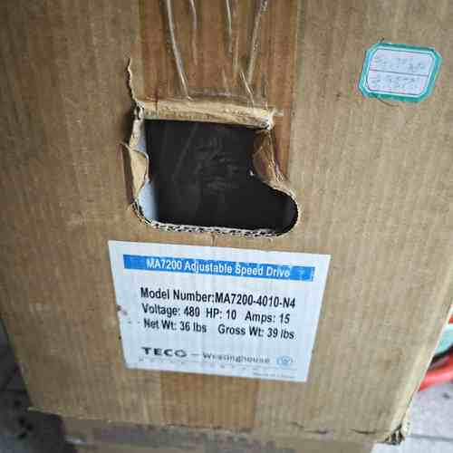 议价MA7200-4010-N4 变频器 TECO东 380v 7.5kw 重载调速型维修