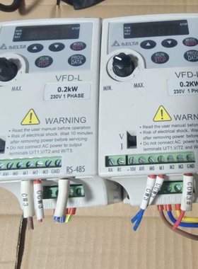 {议价}台达变频器VFD002L21A，0.2KW，230V，一