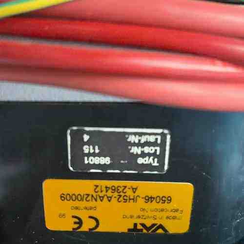 非标价VAT65046-JH52-AAN2/0009真空阀门，9新议价