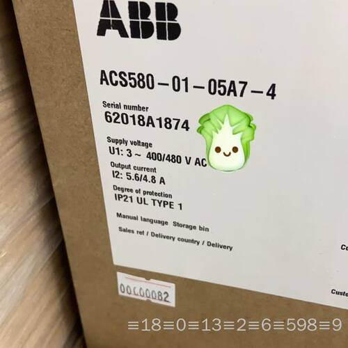 ACS580-01-05A7-4 变频器580议价