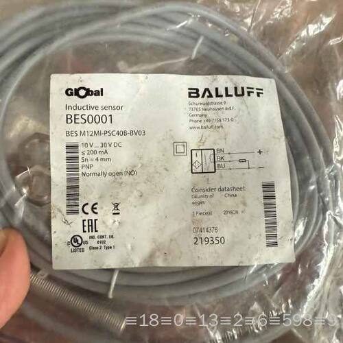 BALLUFF接近开关传感器 BES0001 型号议价