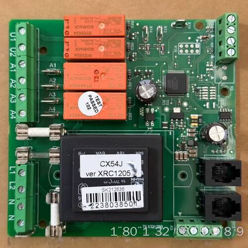 Harvia哈维亚CX54J主板，型号ver XRC1205