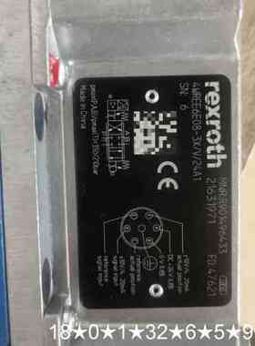 R901496433液压比例方向阀 4WREE6E08-3X