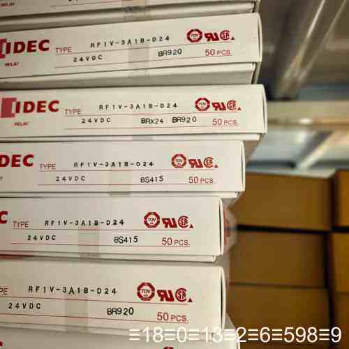 IDEC和泉中间继电器 RF1V-3A1B-D24，24议价