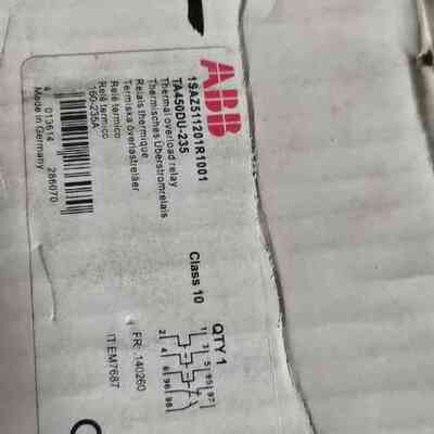 议价TA450DU-235 热过载继电器 ABB 160-235A Class 10维修
