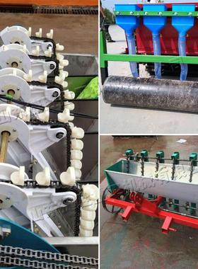 自走式大蒜播种机锥形螺旋导种管蒜瓣下种机农用小型蒜粒种植机械