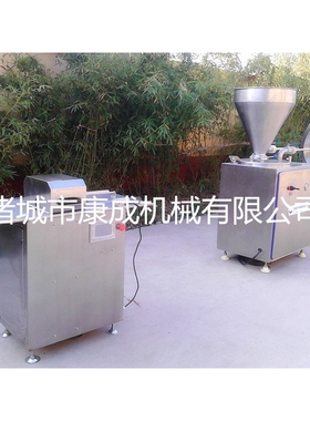 新款上市食品级不锈钢香肠灌肠机 猪肠衣灌肠机 全自动液压灌肠机