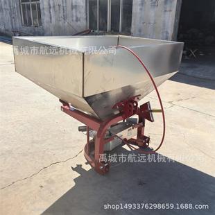 化肥复合肥撒肥机 菜籽草籽撒播机 800斤不锈钢料斗颗粒肥扬肥机