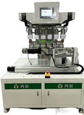 浙江杭州厂家六色伺服移印机 3D玩具工具曲面弧度异形移印机直销