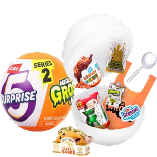 ZURU整蛊大师五倍惊喜盲球恶心恶搞球微缩食玩变质食物球整蛊玩具