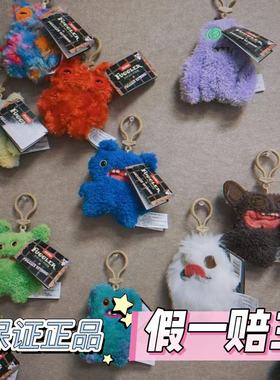 正版Fuggler萌牙怪兽放克牙宝丑搞怪迷你小玩偶baby毛绒公仔玩具