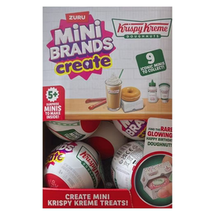 新品ZURU甜甜圈球diy手作食玩饮品微缩迷你摆件过家家玩具礼物