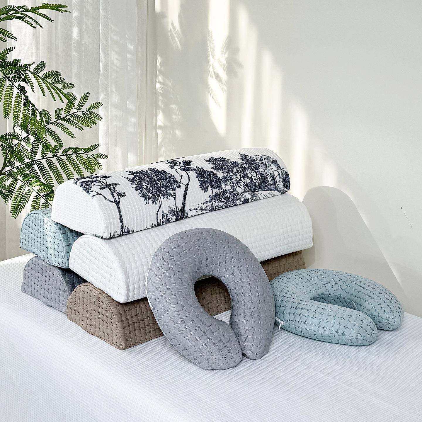 美容院趴枕针织面料U型枕脚枕,床上用品,U型枕/便携枕,淘宝优惠券,粉丝福利购,淘宝优惠卷